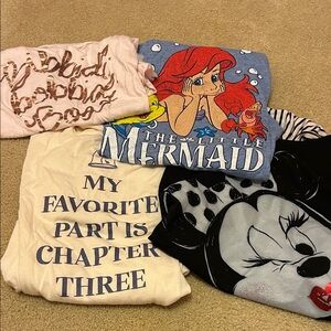 Disney Women's Tops - Pink, Blue, Cream, Black